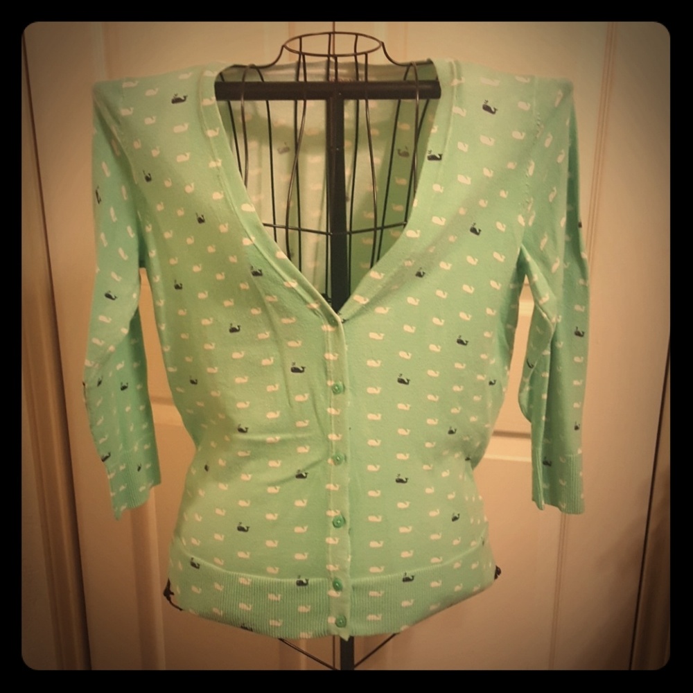 Merona printed cardigan